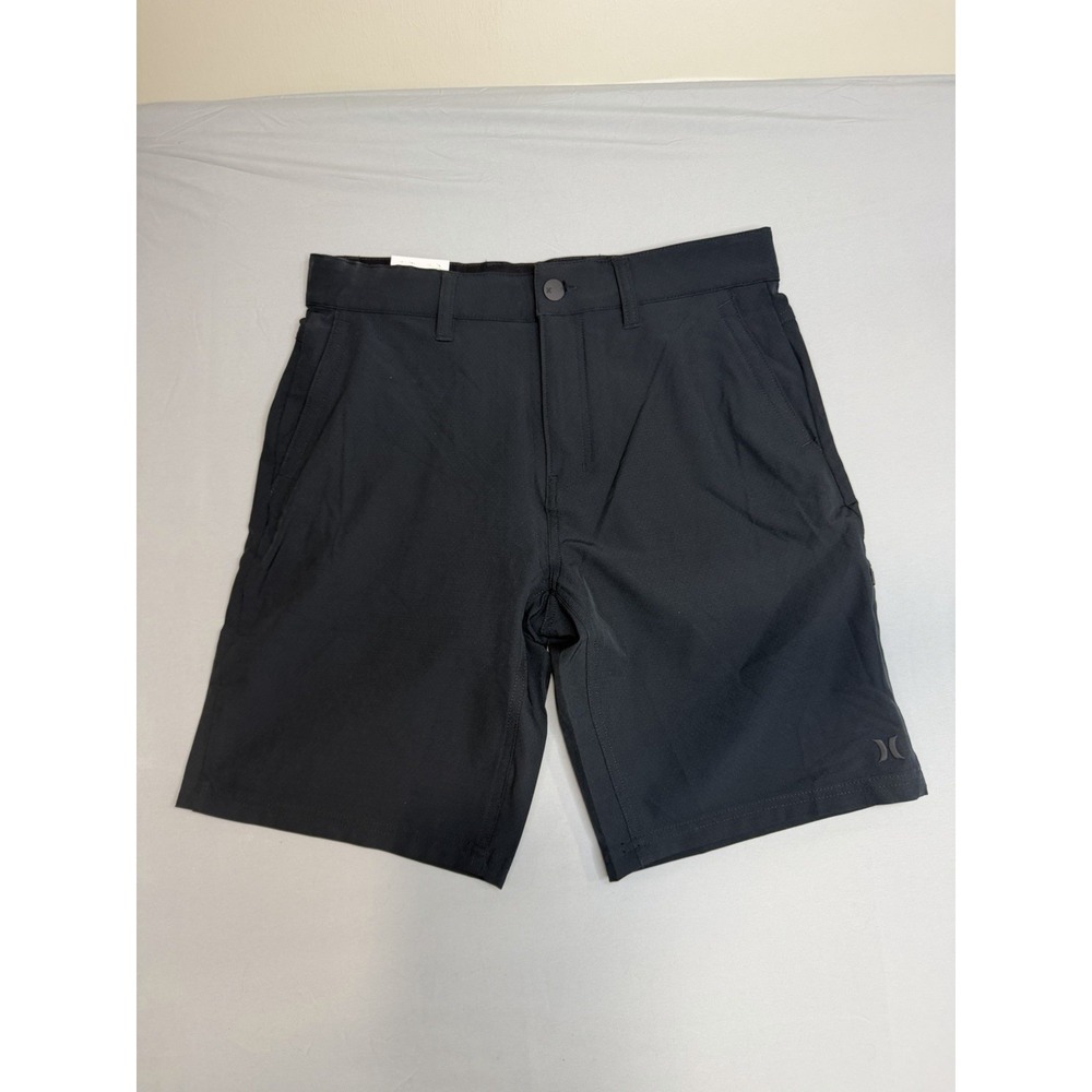 Hurley Men's Hybrid 4-Way Stretch Quick Dry 20" Walk Shorts BLACK SIZE 30